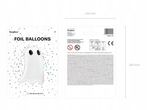 Balon duszek duch balony na hel Halloween 68cm Balon duszek duch balony na hel Halloween 68cm