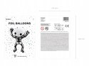 Balon szkielet kościotrup wielki na hel Halloween Balon szkielet kościotrup wielki na hel Halloween