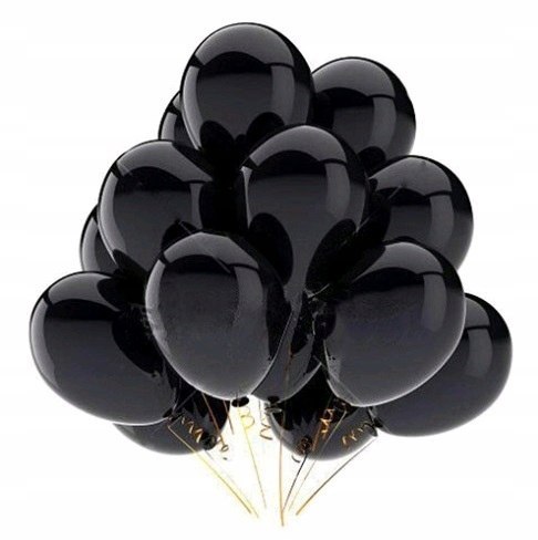 Balony z konfetti bukiet balonów czarne srebrne 15 Balony z konfetti bukiet balonów czarne srebrne 15