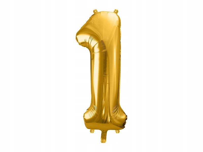 Balony z konfetti ozdoby na 1 roczek HEL róż złote