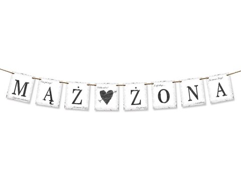 Baner girlanda akcesoria do zdjęć na ślub wesele Baner girlanda akcesoria do zdjęć na ślub wesele