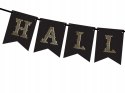 Baner girlanda czarna złota napis ozdoby Halloween Baner girlanda czarna złota napis ozdoby Halloween