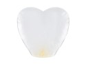 Duży lampion szczęścia białe serce ślub wesele x10 Duży lampion szczęścia białe serce ślub wesele x10