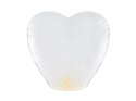Duży lampion szczęścia białe serce ślub wesele x10 Duży lampion szczęścia białe serce ślub wesele x10