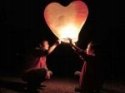 Duży lampion szczęścia białe serce ślub wesele x10 Duży lampion szczęścia białe serce ślub wesele x10