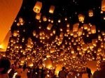 Duży lampion szczęścia białe serce ślub wesele x10 Duży lampion szczęścia białe serce ślub wesele x10