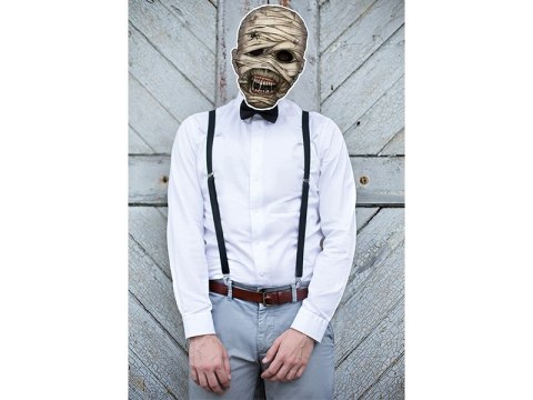 Maska mumii mumia do fotobudki strój na Halloween Maska mumii mumia do fotobudki strój na Halloween