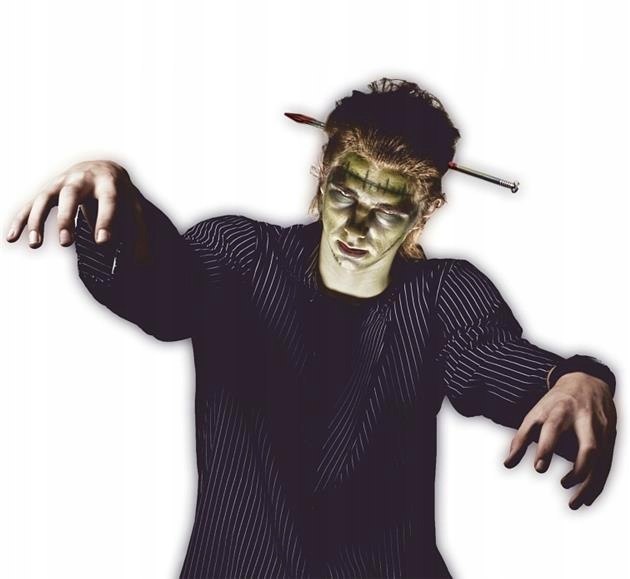 Sztuczna rana głowy gwóźdź w głowie na Halloween Sztuczna rana głowy gwóźdź w głowie na Halloween