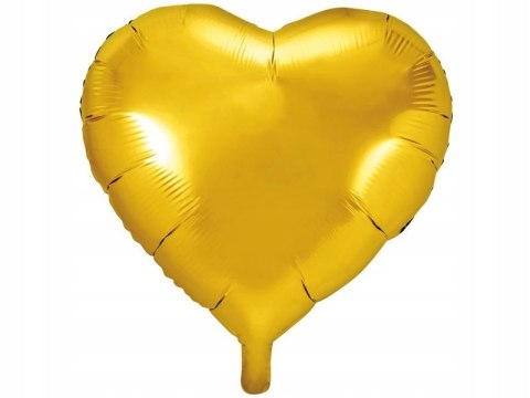 Balon na hel złote serce serduszko Gigant 61cm Balon na hel złote serce serduszko Gigant 61cm