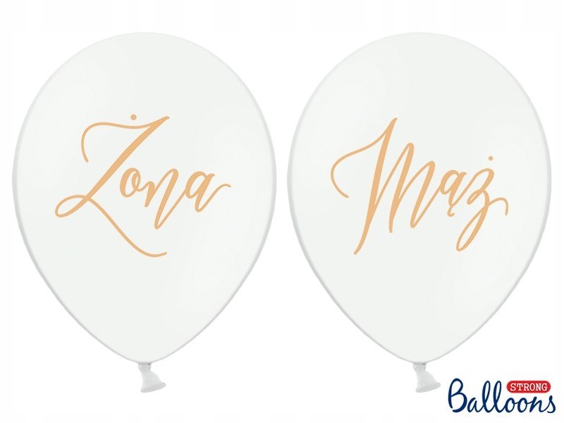 Balon napis Mąż Żona topper LOVE na ŚLUB rosegold Balon napis Mąż Żona topper LOVE na ŚLUB rosegold