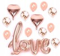 Balony baner napis LOVE dekoracje na Ślub Wesele Balony baner napis LOVE dekoracje na Ślub Wesele