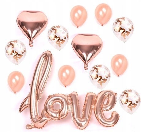 Balony baner napis LOVE dekoracje na Ślub Wesele Balony baner napis LOVE dekoracje na Ślub Wesele