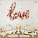 Balony baner napis LOVE dekoracje na Ślub Wesele