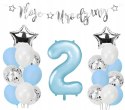 Balony dekoracje baner na drugie 2 urodziny HEL Balony dekoracje baner na drugie 2 urodziny HEL