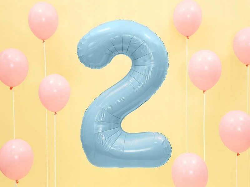 Balony dekoracje baner na drugie 2 urodziny HEL Balony dekoracje baner na drugie 2 urodziny HEL