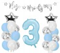 Balony dekoracje na 1 2 3 4 5 6 7 8 9 urodziny HEL