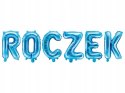 Balony girlanda napis z balonów na ROCZEK różowy Balony girlanda napis z balonów na ROCZEK różowy