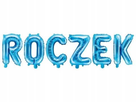 Balony girlanda napis z balonów na ROCZEK różowy Balony girlanda napis z balonów na ROCZEK różowy
