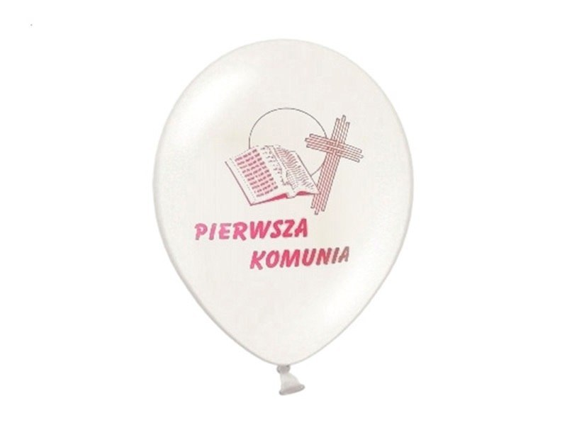 Balony na komunię dekoracje komunijne 30cm x10 HIT Balony na komunię dekoracje komunijne 30cm x10 HIT