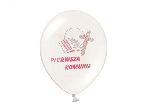 Balony na komunię dekoracje komunijne 30cm x10 HIT Balony na komunię dekoracje komunijne 30cm x10 HIT