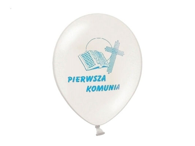 Balony na komunię dekoracje komunijne 30cm x10 HIT Balony na komunię dekoracje komunijne 30cm x10 HIT