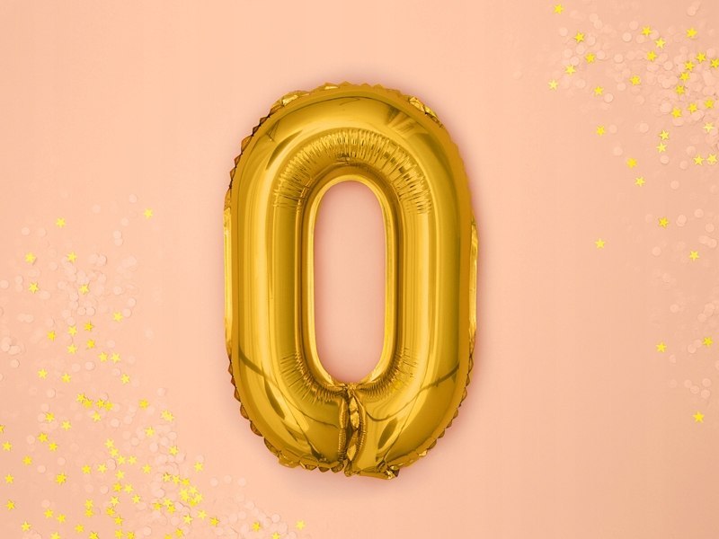 Dekoracje balony cyfry z liczba 40 50 na urodziny