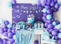 Kurtyna party błękitna na imprezę urodziny roczek