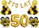 Balony balon z liczbą 50 na pięćdziesiąte urodziny Balony balon z liczbą 50 na pięćdziesiąte urodziny
