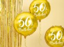 Balony balon z liczbą 50 na pięćdziesiąte urodziny Balony balon z liczbą 50 na pięćdziesiąte urodziny