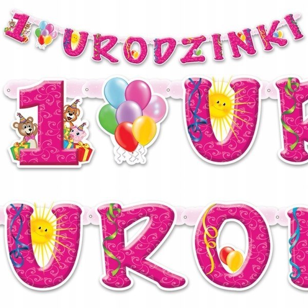 Balony girlandy flagi balon świeczka na roczek 24e Balony girlandy flagi balon świeczka na roczek 24e