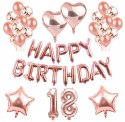 Balony girlandy na 18 30 40 50 60 70 urodziny XXL Balony girlandy na 18 30 40 50 60 70 urodziny XXL