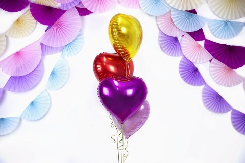 Balony z konfetti serca złote na Hel Ślub Wesele Balony z konfetti serca złote na Hel Ślub Wesele