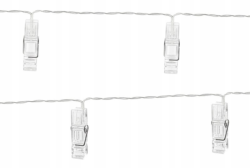 Lampki żarówki LED klamerki 1,4m na Ślub Wesele Lampki żarówki LED klamerki 1,4m na Ślub Wesele