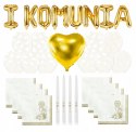 Balony na komunię napis girlanda I KOMUNIA literki Balony na komunię napis girlanda I KOMUNIA literki