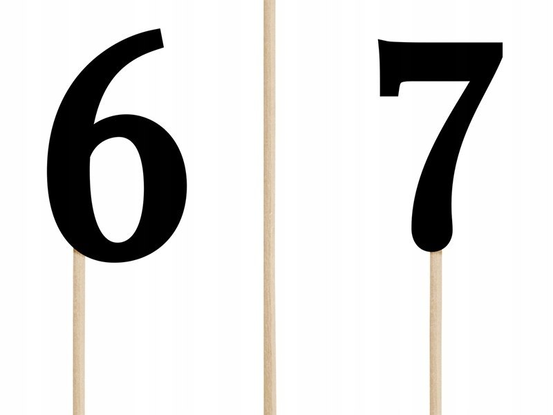 Numerki na stół numery cyfry do oznaczenia stołów Numerki na stół numery cyfry do oznaczenia stołów