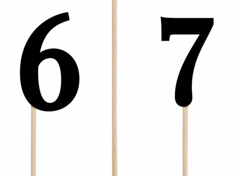 Numerki na stół numery cyfry do oznaczenia stołów Numerki na stół numery cyfry do oznaczenia stołów