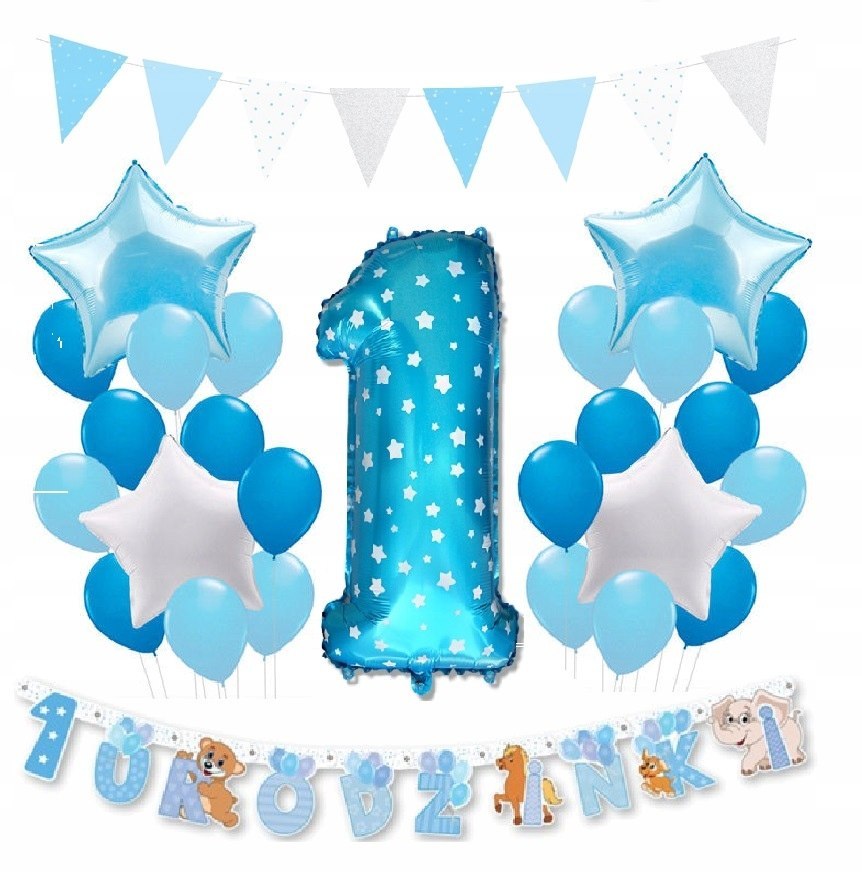 Wielki balon cyfra 1 dekoracje balony na roczek 75 Wielki balon cyfra 1 dekoracje balony na roczek 75