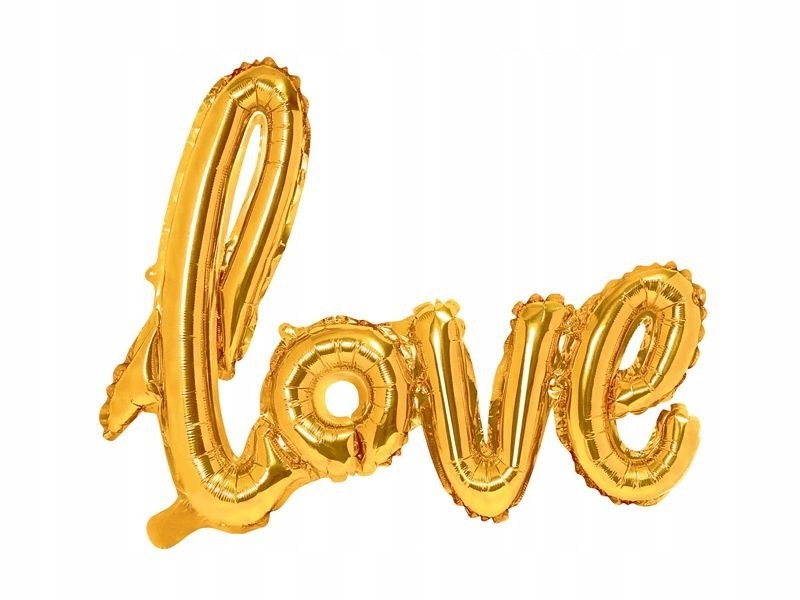 Balon napis Love ozdoby na Walentynki Wesele Ślub