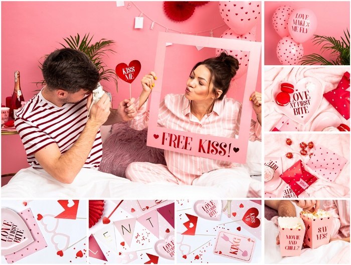 Balon napis girlanda LOVE dekoracje na Walentynki