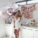 Balony BRIDE TO BE na wieczór panieński rosegold