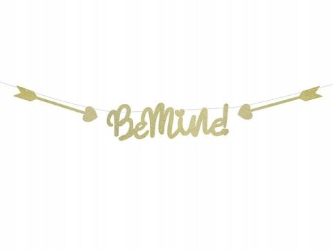 Baner dekoracja na Walentynki Ślub Wesele BE MINE Baner dekoracja na Walentynki Ślub Wesele BE MINE