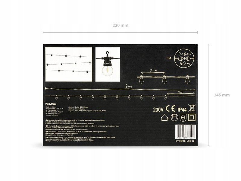 Lampki żarówki Retro LED dekoracyjne zewnętrzne Lampki żarówki Retro LED dekoracyjne zewnętrzne