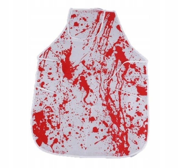 Strój zakrwawiony fartuch rzeźnika na Halloween Strój zakrwawiony fartuch rzeźnika na Halloween