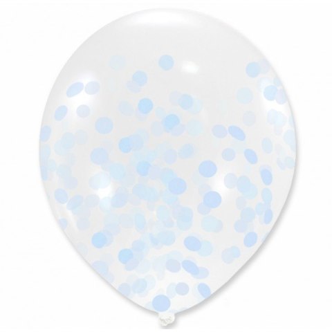 Balon z konfetti roczek urodziny baby shower 10szt Balon z konfetti roczek urodziny baby shower 10szt