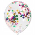 Balon z konfetti roczek urodziny baby shower 10szt Balon z konfetti roczek urodziny baby shower 10szt