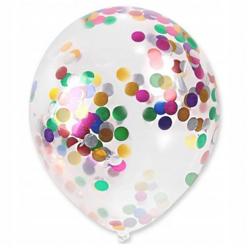 Balon z konfetti roczek urodziny baby shower 10szt Balon z konfetti roczek urodziny baby shower 10szt