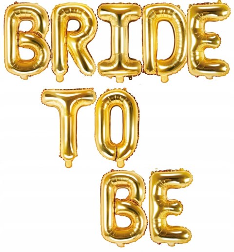 Balony BRIDE TO BE litery na wieczór panieński 5wz Balony BRIDE TO BE litery na wieczór panieński 5wz