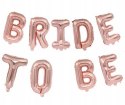 Balony BRIDE TO BE litery na wieczór panieński 5wz
