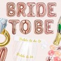 Balony BRIDE TO BE litery na wieczór panieński 5wz Balony BRIDE TO BE litery na wieczór panieński 5wz