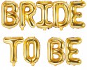 Balony BRIDE TO BE litery na wieczór panieński 5wz Balony BRIDE TO BE litery na wieczór panieński 5wz